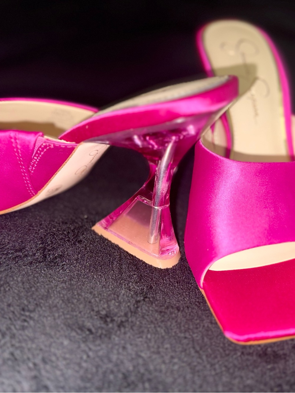 Jessica Simpson Hot Pink  Matte Satin - Picture 4 of 6